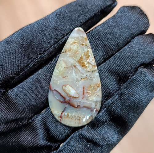 Achát, ID 5547, 45x24 mm