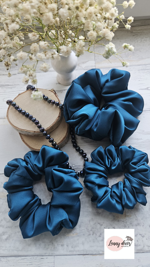 Scrunchie barva Teal S