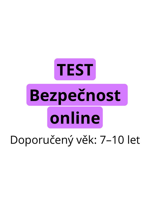 TEST – Bezpečnost online (PDF)