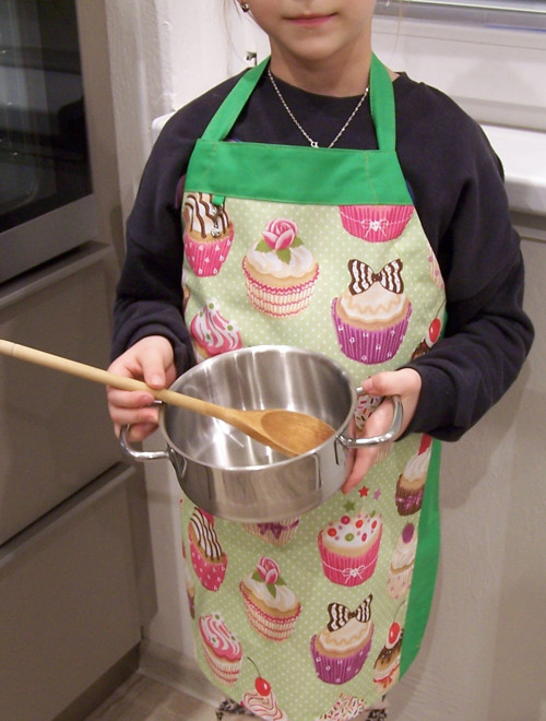 Zástěra pro nejmenší kuchaře - cupcake
