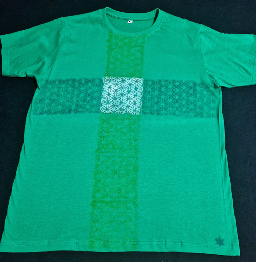 Zelené unisex tričko vel.L 100% bavlna