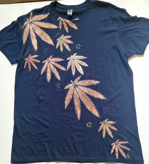 Tmavomodré unisex tričko vel.XL 100% bavlna