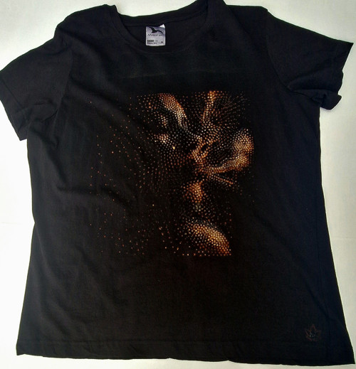 Černé unisex tričko vel.XL 100% bavlna