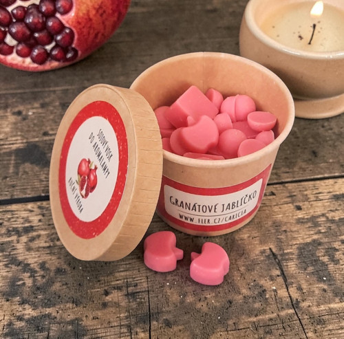 Sojový vosk do aromalampy - Granátové jablíčko