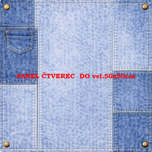 Bavlněný panel 10x10 cm