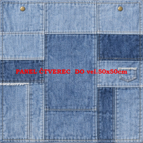 Bavlněný panel 10x10 cm
