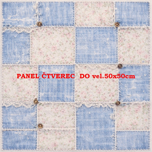 Bavlněný panel 10x10 cm