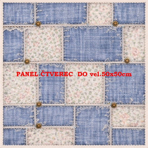 Bavlněný panel 10x10 cm