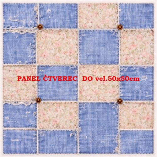 Bavlněný panel 10x10 cm