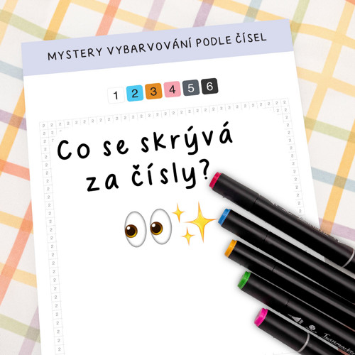 Mystery omalovánka K TISKU – 02