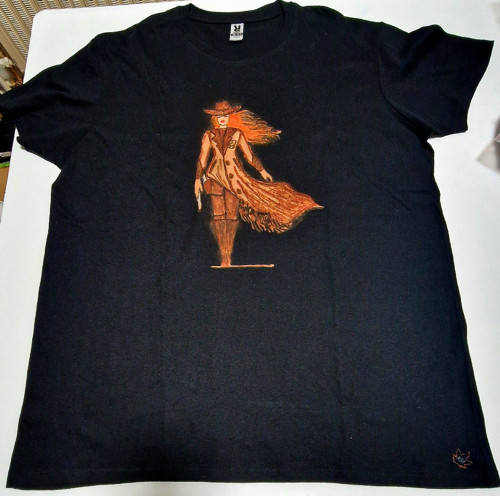 Černé unisex tričko vel.XL 100% bavlna