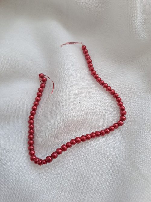 Voskové perle vínové 3 mm