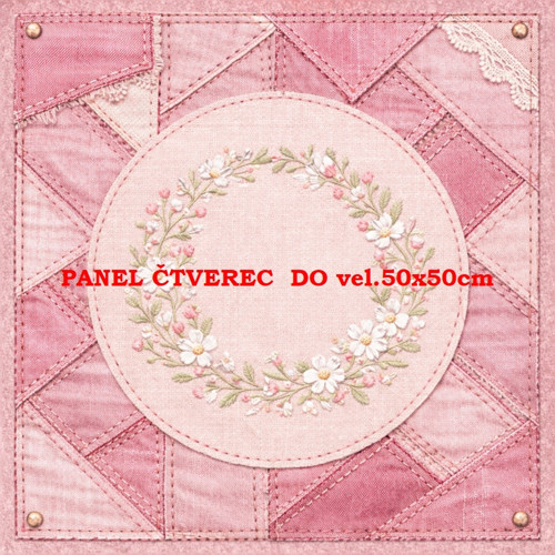 Bavlněný panel 10x10 cm
