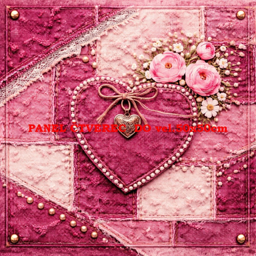 Bavlněný panel 10x10 cm