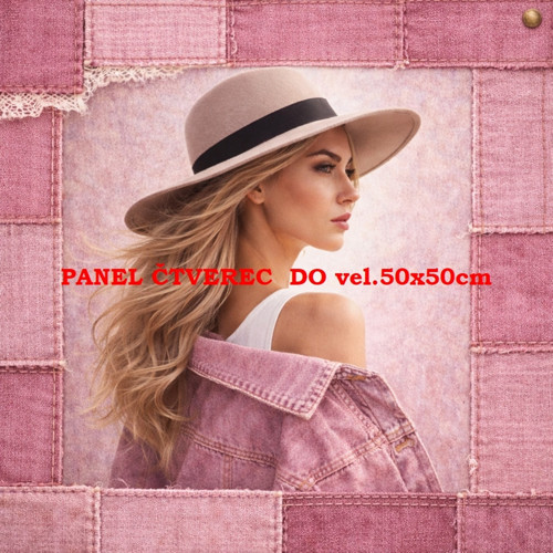 Bavlněný panel 10x10 cm