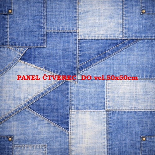 Bavlněný panel 10x10 cm — foto 1