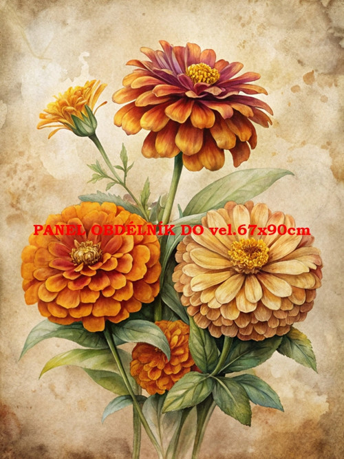 Bavlněný panel 7x10 cm