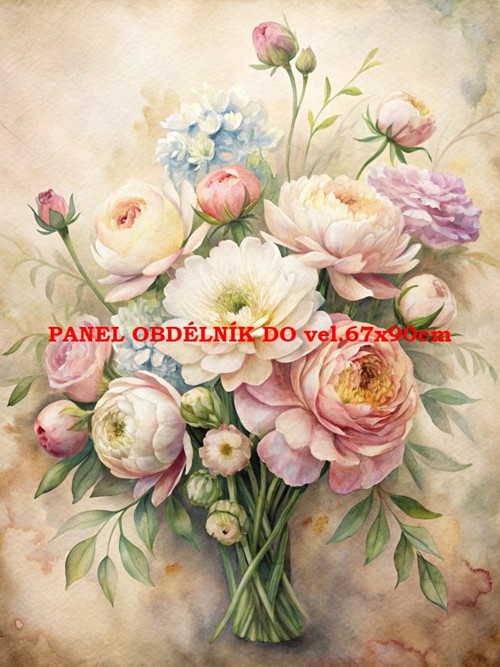 Bavlněný panel 7x10 cm