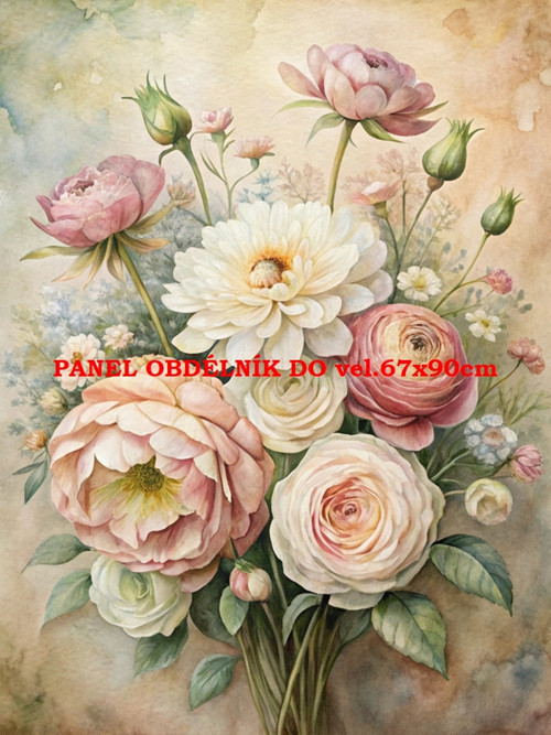Bavlněný panel 7x10 cm