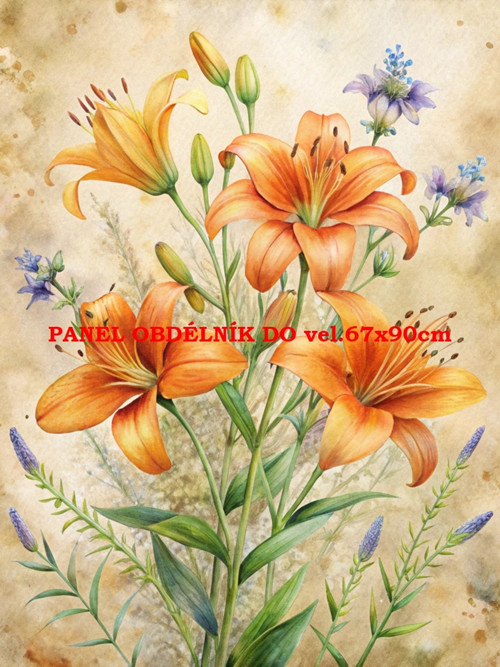 Bavlněný panel 7x10 cm — foto 1