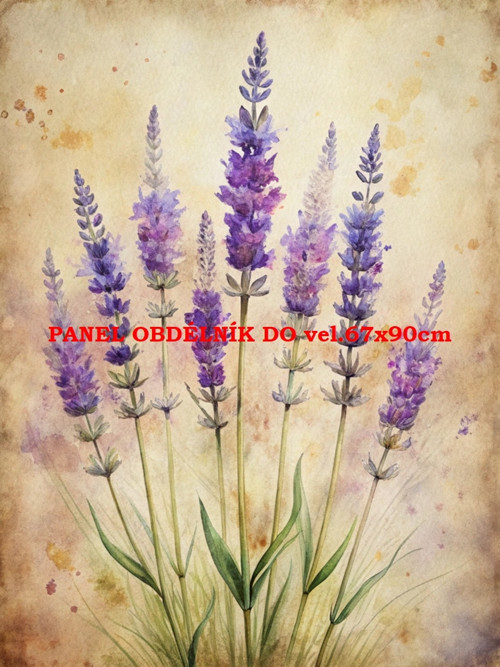Bavlněný panel 7x10 cm