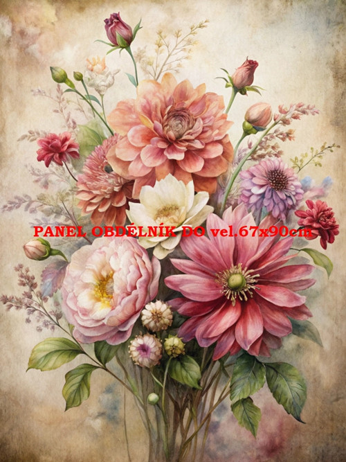 Bavlněný panel 7x10 cm