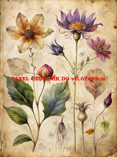 Bavlněný panel 7x10 cm