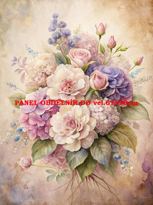 Bavlněný panel 7x10 cm