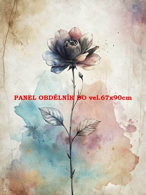 Bavlněný panel 7x10 cm
