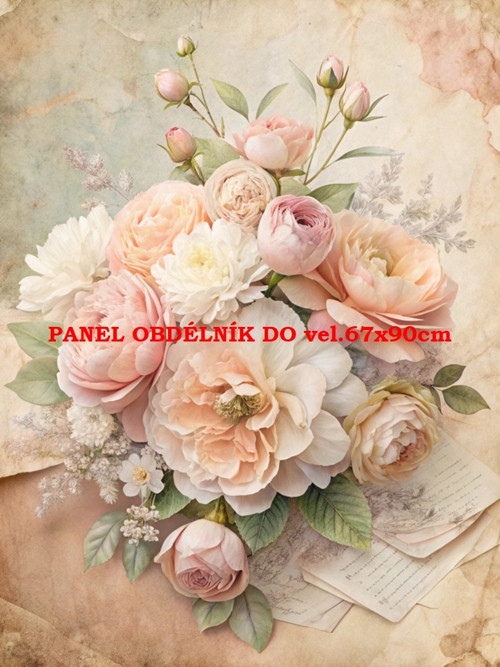 Bavlněný panel 7x10 cm