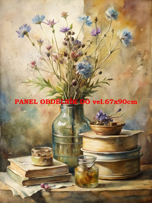 Bavlněný panel 7x10 cm