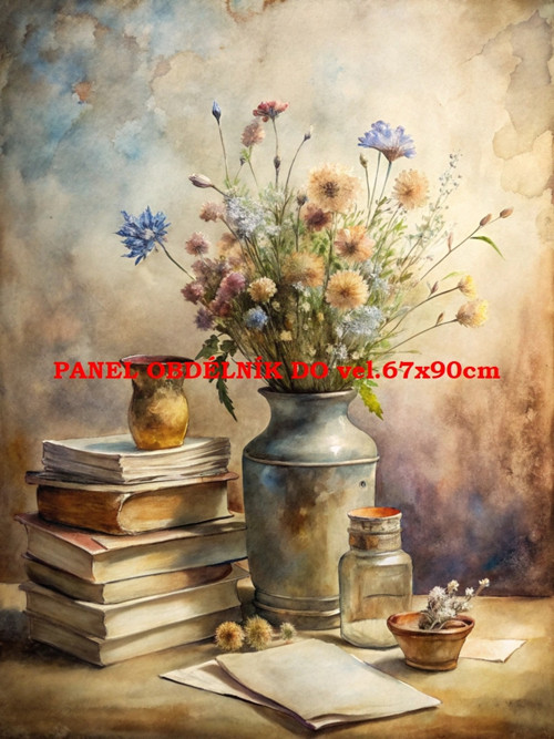 Bavlněný panel 7x10 cm