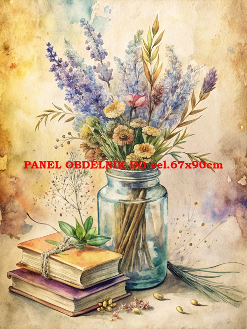 Bavlněný panel 7x10 cm