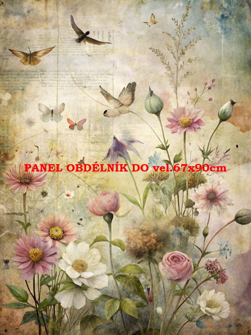 Bavlněný panel 7x10 cm