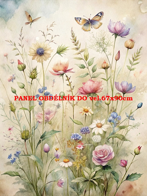 Bavlněný panel 7x10 cm