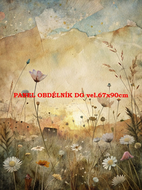 Bavlněný panel 7x10 cm