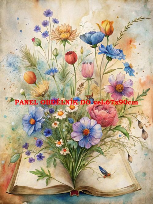 Bavlněný panel 7x10 cm