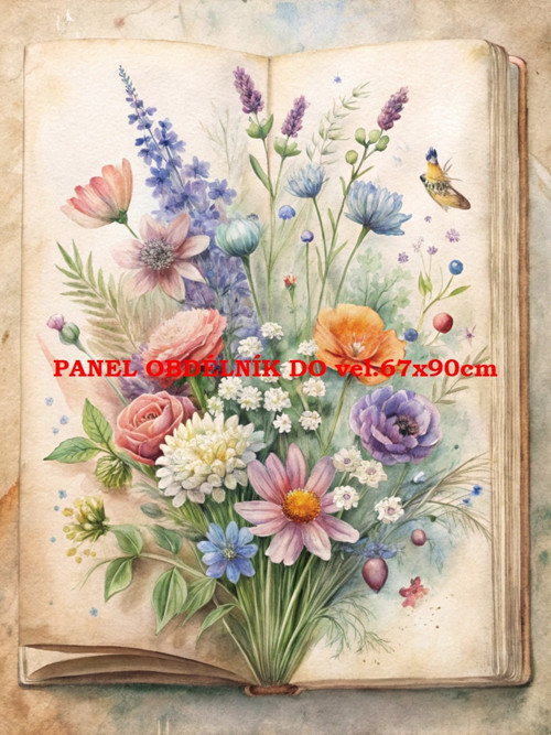 Bavlněný panel 7x10 cm