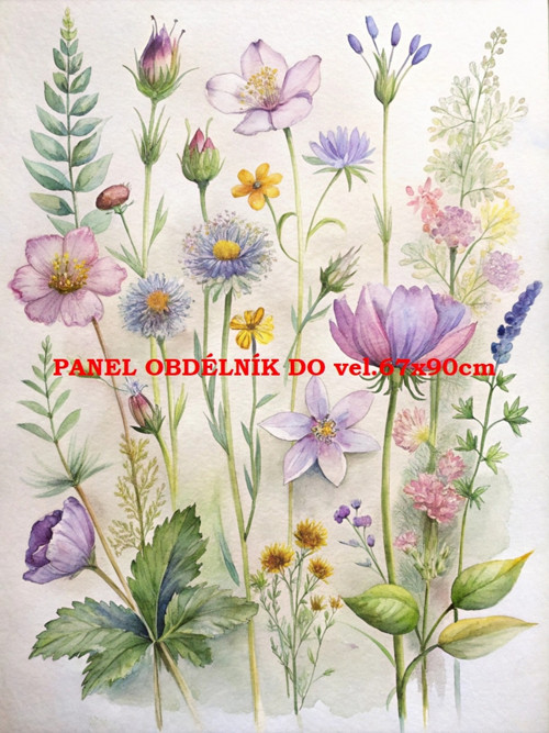 Bavlněný panel 7x10 cm