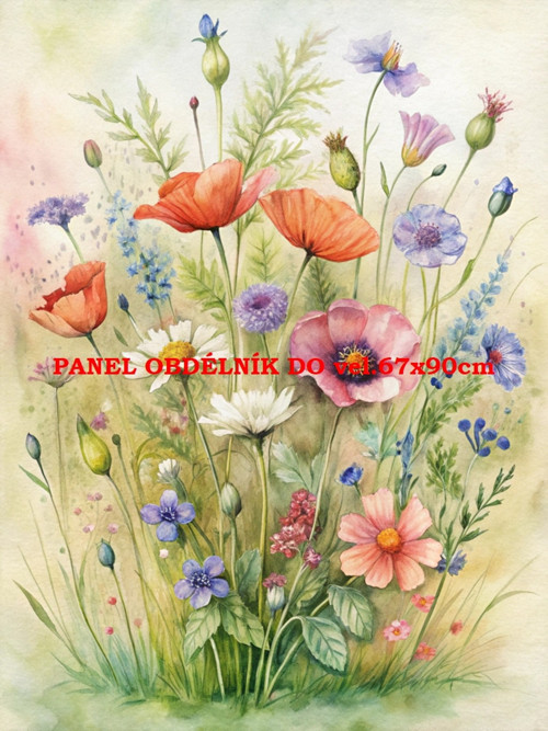 Bavlněný panel 7x10 cm