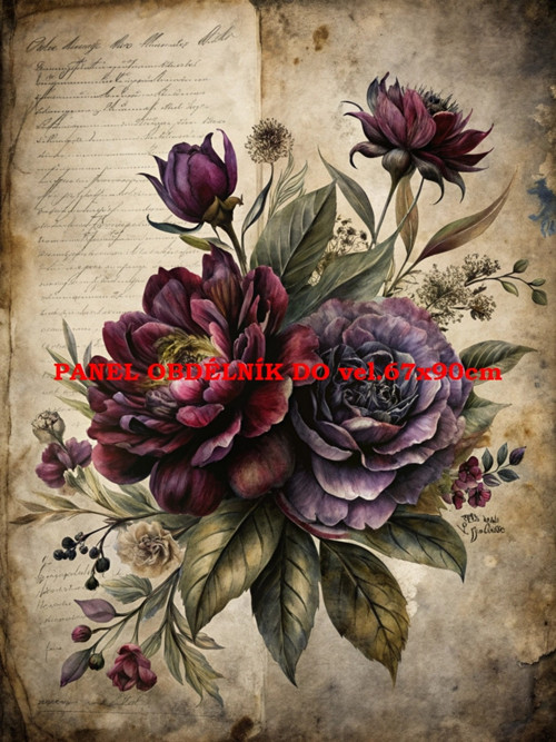 Bavlněný panel 7x10 cm