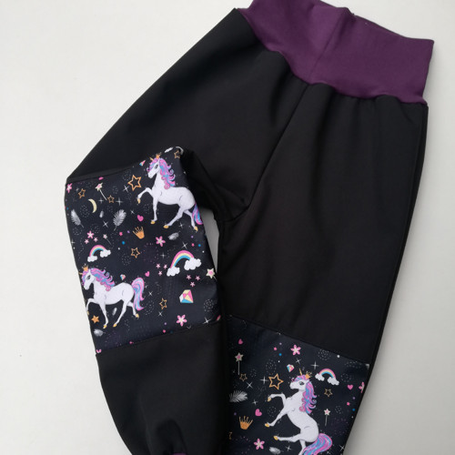 Softs.kalhoty- léto - JEDNOROŽCI