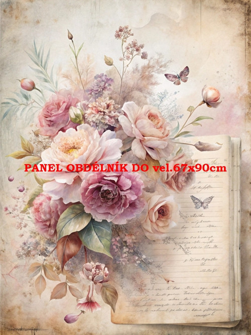 Bavlněný panel 7x10 cm