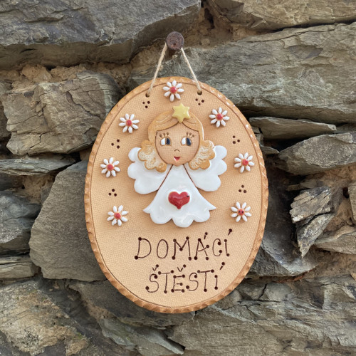 Cedulka anděl - domácí štěstí