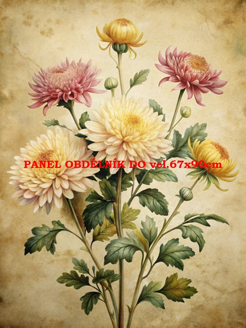 Bavlněný panel 7x10 cm