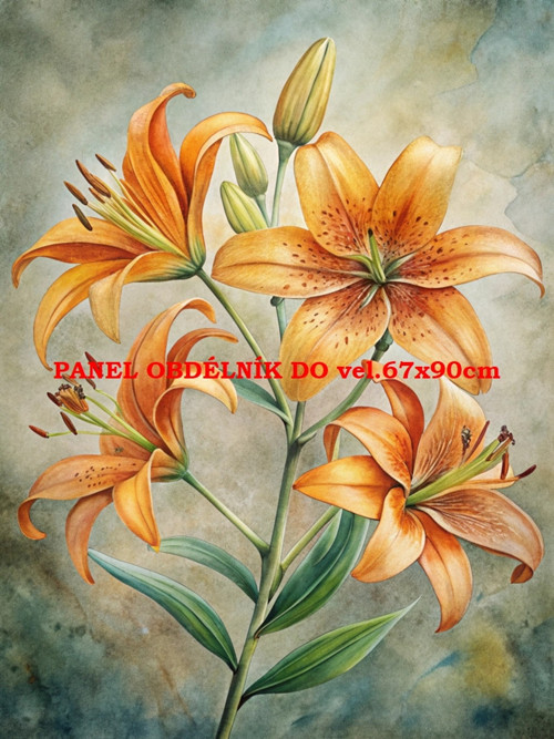 Bavlněný panel 7x10 cm