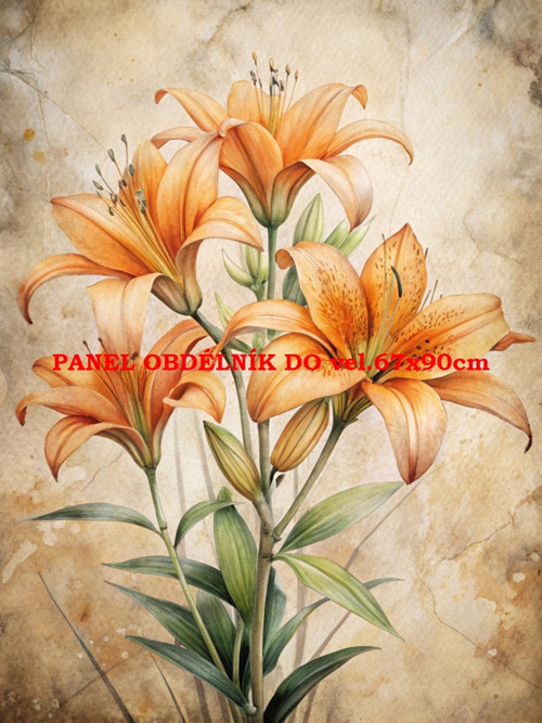 Bavlněný panel 7x10 cm