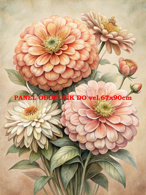 Bavlněný panel 7x10 cm