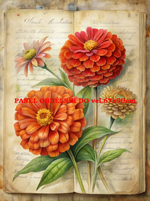 Bavlněný panel 7x10 cm