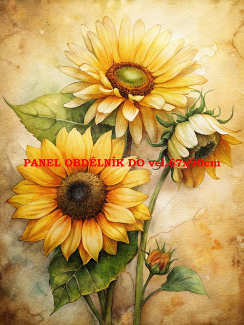 Bavlněný panel 7x10 cm